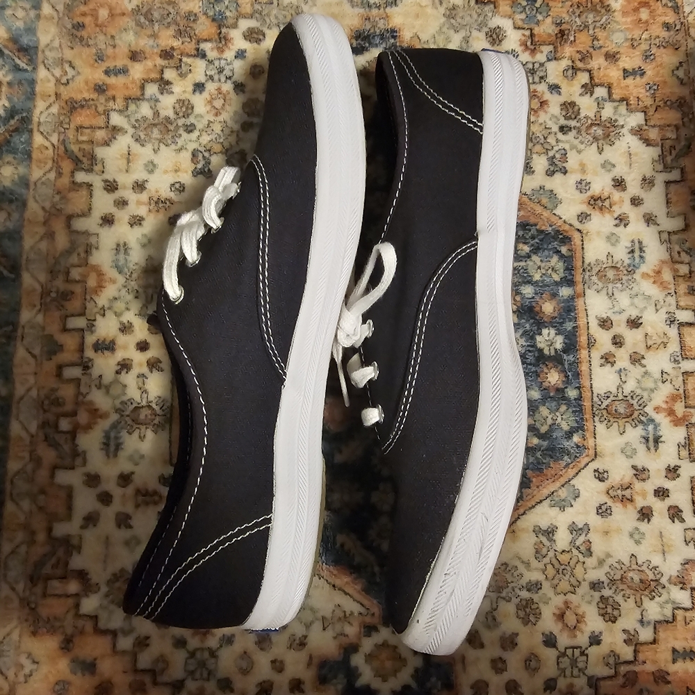 Keds Women's Navy Canvas Sneakers - Picture 10 of 11